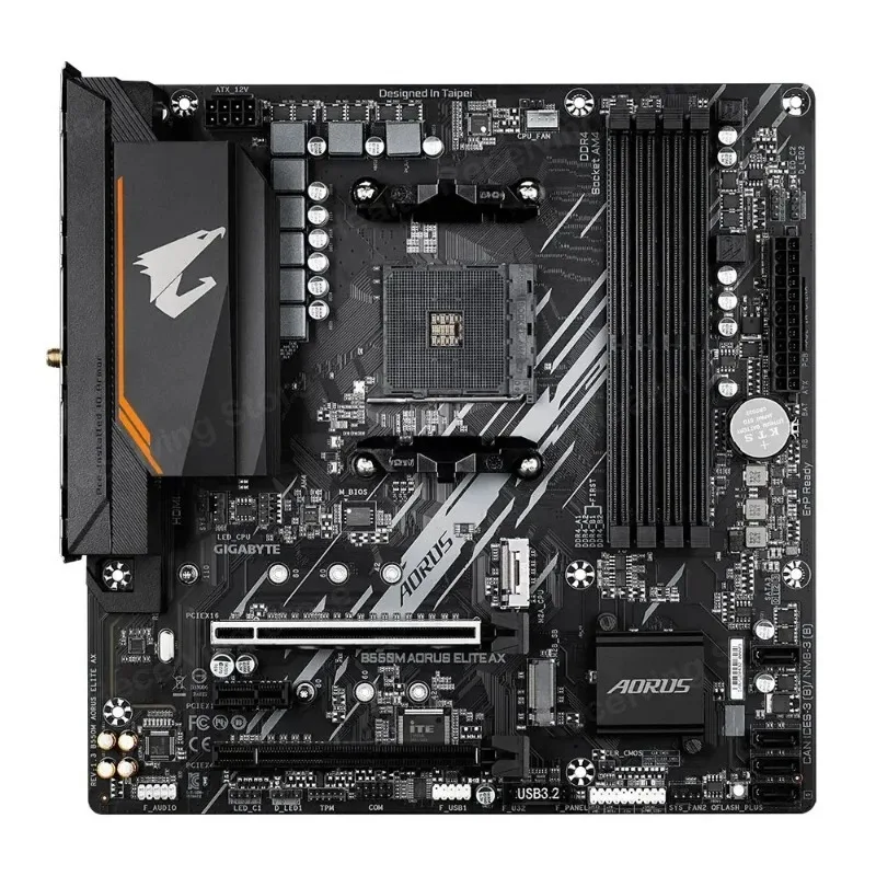 New B550M AORUS ELITE Motherboard Micro-ATX Socket AM4 For 5000 4000 3000 Series CPU Dual Channel DDR4 SATA3 M.2