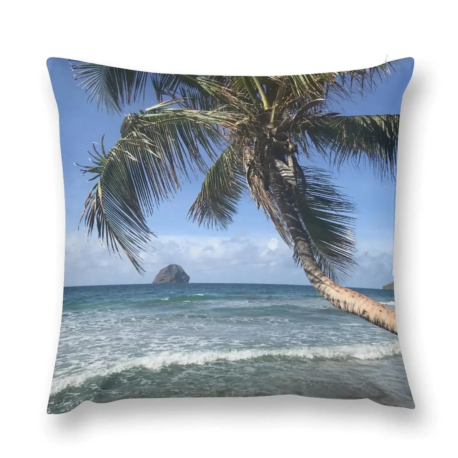 Le Diamant Beach, Martinique, FWI Throw Pillow Luxury Sofa Cushions New year pillows decor home Decorative Sofa Cushions pillow