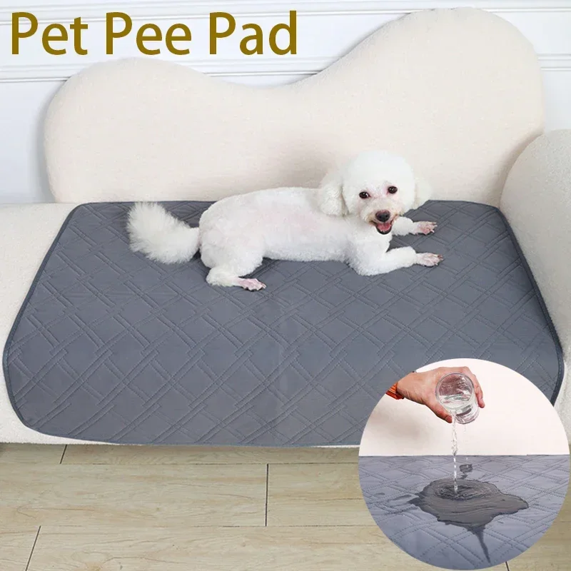 

Reusable Dog Pee Pad Blanket Absorbent Diaper Washable Puppy Training Pad Pet Bed Urine Mat for Pet Car Seat Cover Pet Supplies