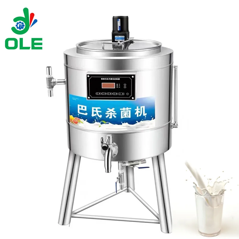 Commercial Use Varisized 150L Milk Sterilization Equipment Stainless Steel Yogurt Fruity Mix Milk Pasteurizing Pot