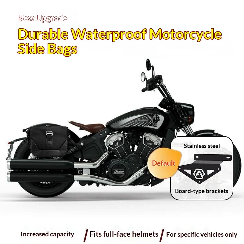 【Premium】For Indian Side Bag/Scout Bobber Quick-Release Side Bag Light Cavalry Side Bag Genuine Leather Side Bag Motorcycle Cust