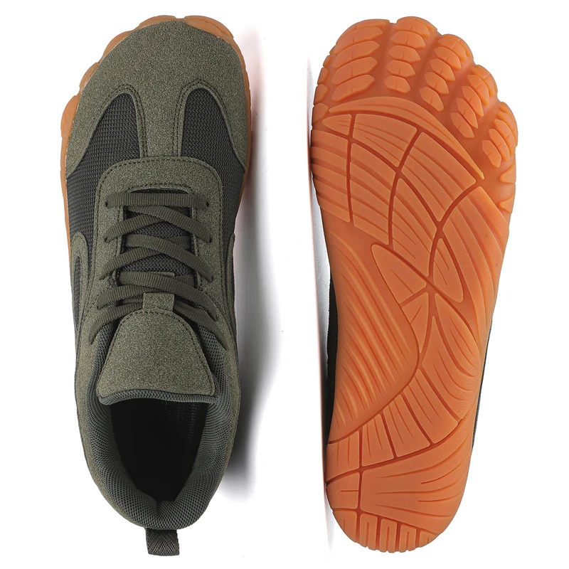 2026 New Wide Toe Barefoot Shoes Mens Womens Zero Drop Minimalist Sneakers Retro Outdoor Non Slip Walking Shoes Casual Sneakers