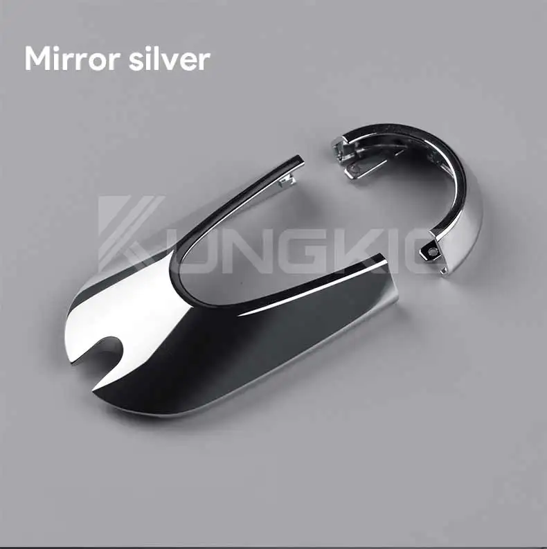 Metall Original Autoschlüsselgehäuse Silber für Mercedes Benz C-Klasse W206 W223 S350 C260 C300 S400 S450 S500 2022 2023 2024 2025 – Detail 8