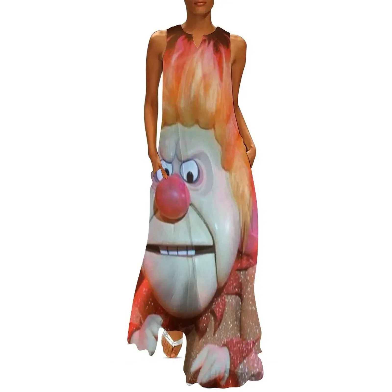 

Heat Miser Long Dress prom clothes Female dress long sleeve dress summer dresses ladies 2025