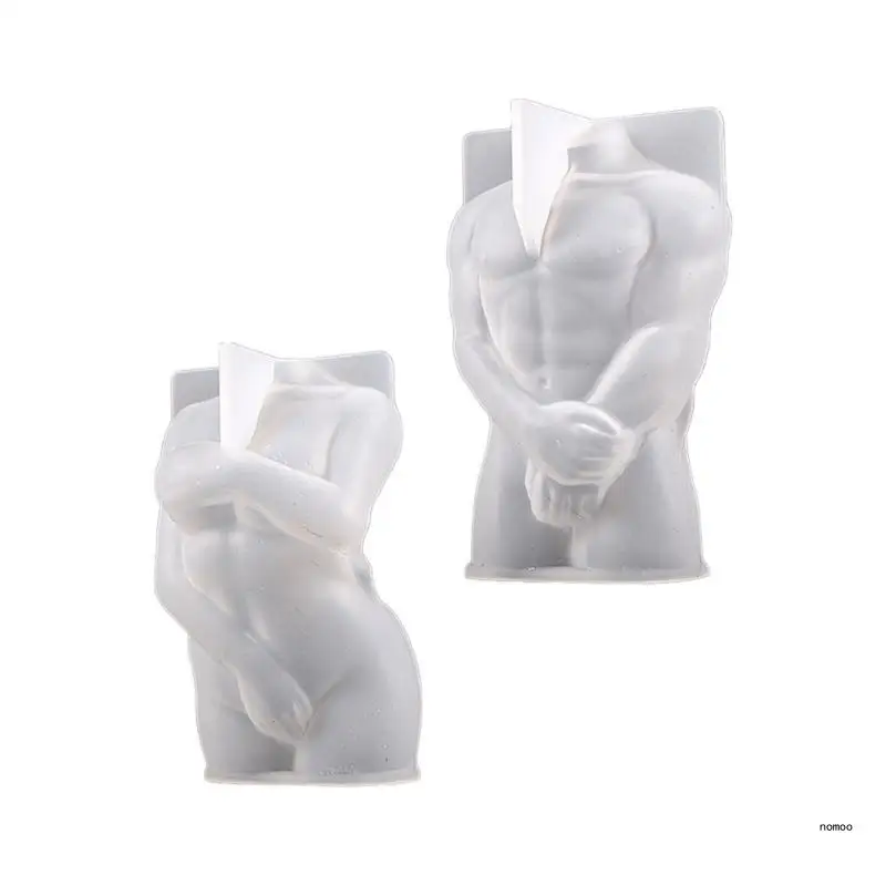 

Epoxy Handmade Soap Mold European Human Body Statue Decor Mold for DIY Decoration Making Soap Melt Clay