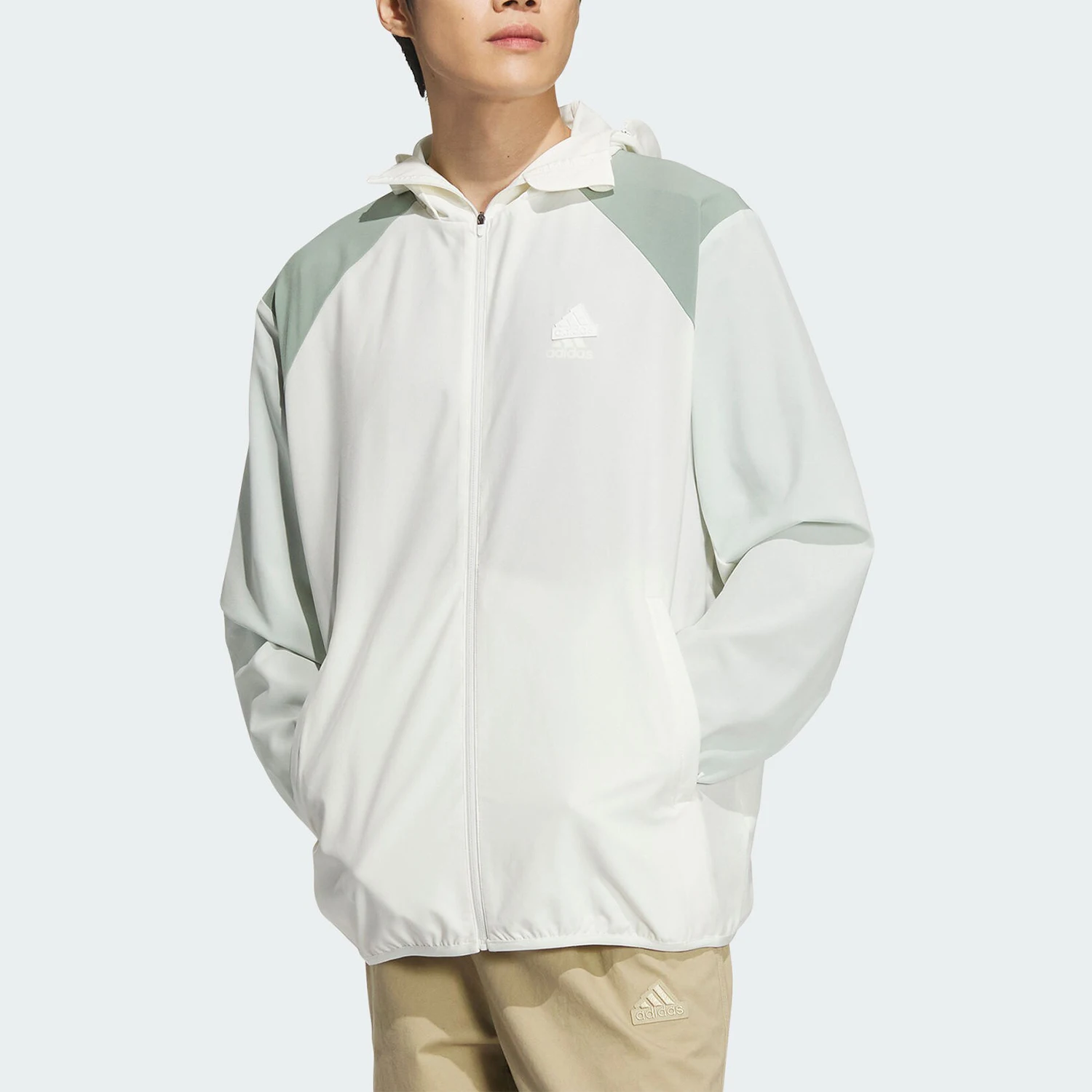 Adidas Authentic New Mens and Womens Sun Protection Hooded Jacket JJ1304