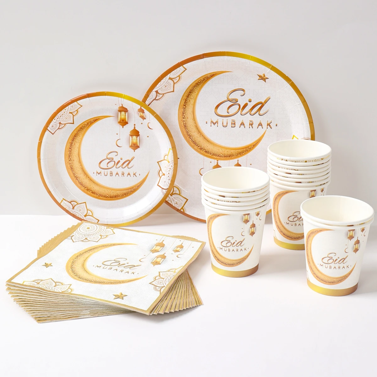 

Eid Mubarak Tableware Set Ramadan Decoration 2025 For Home Ramadan Kareem Eid Al Adha Gifts Islamic Muslim Party Decoration