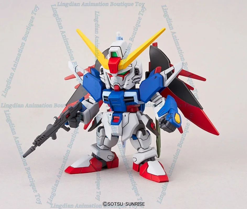 In Stock Original BANDAI Gundam Assembly Model Destiny Gundam SD EX-STANDARD 009 SDEX Toy Collection Gift