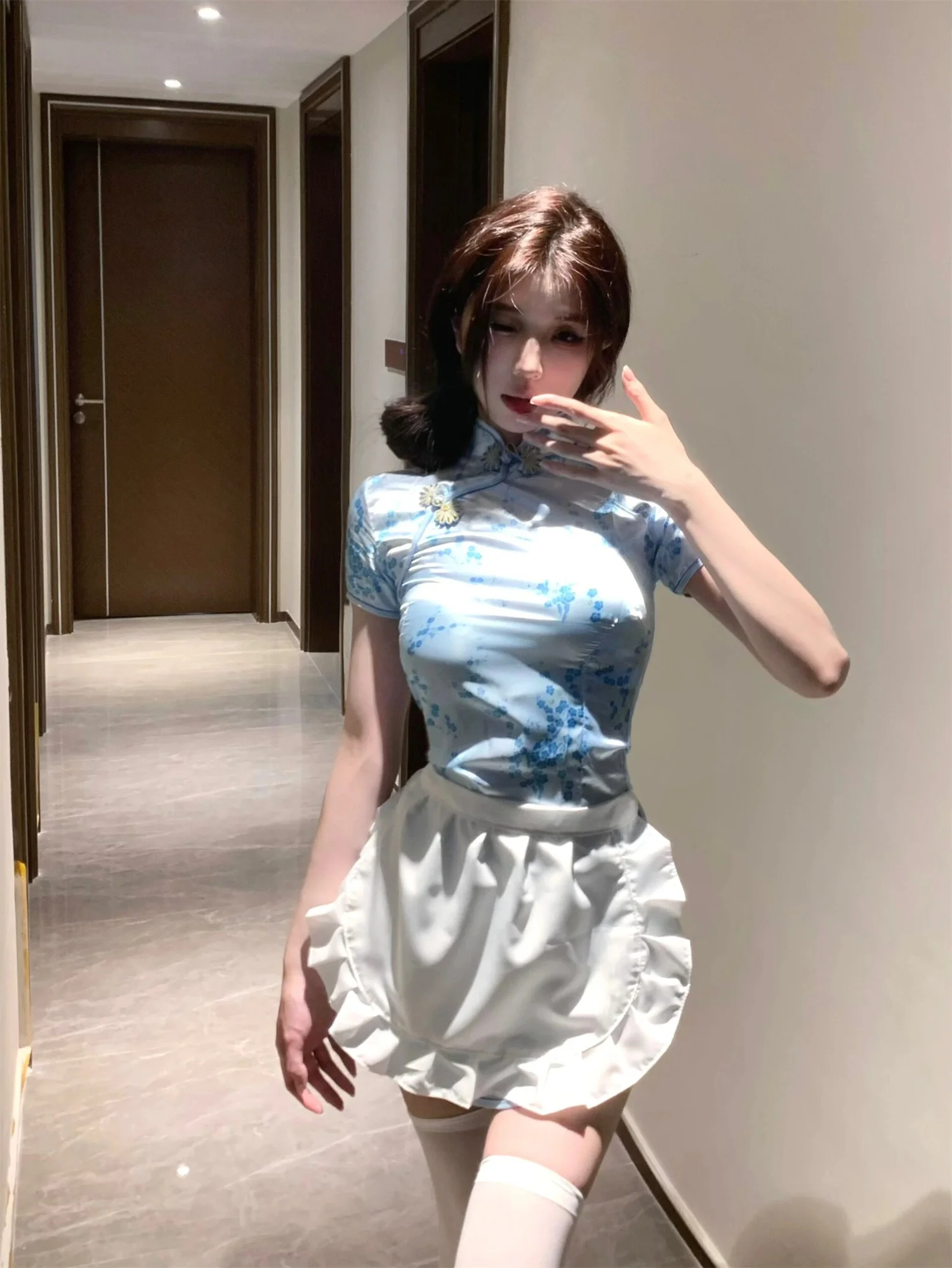 

Новый китайский Sle Dr loween Cisas Косплей orm ort Sve Maids orm ort Daily Wear