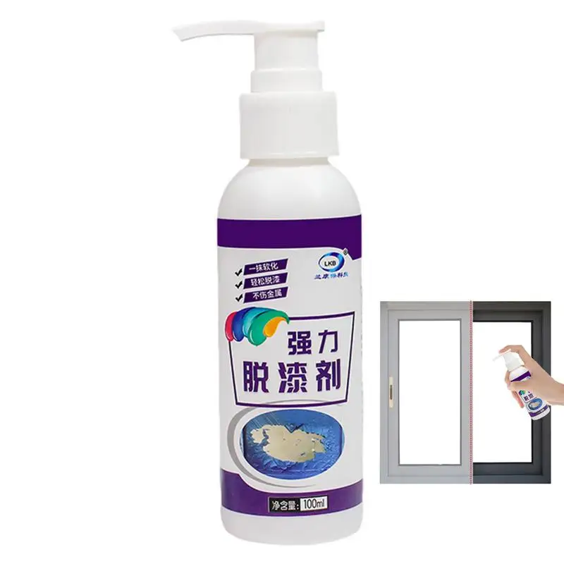 Paint Removal Agent 100ml Fast Acting And Universal Paint Penetrating Agent Kitchen Deep Cleaning Spray For Metal Tiles Wooden