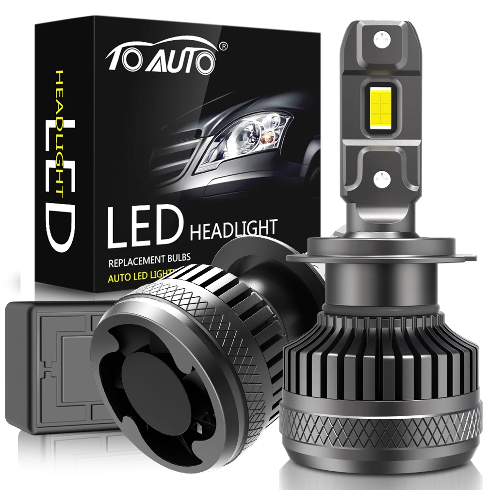 

H1 H4 H7 LED Canbus Turbo светодиодная фара H8 H11 9005 HB3 9006 HB4 9012 Hir2 лампа 140 Вт 6500 лм 12 В 24 в K автомобильная лампа R45