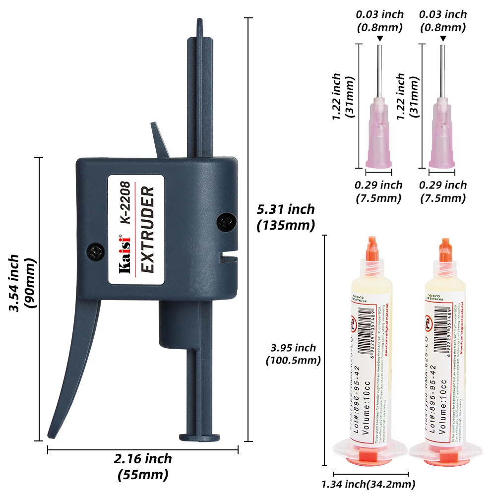 Kaisi K-2208 10cc Flux Welding Oil Booster Propulsion Putter  Welding Oil Booster For Circuit Board Soldering Accessories Tools