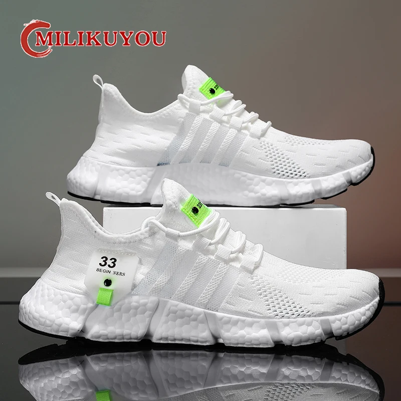 Men Designer Sneakers Men\'s Breathable Tennis Luxury Shoes Outdoors Non-slip Vulcanize Shoes Brand Husband Running Shoes Summer