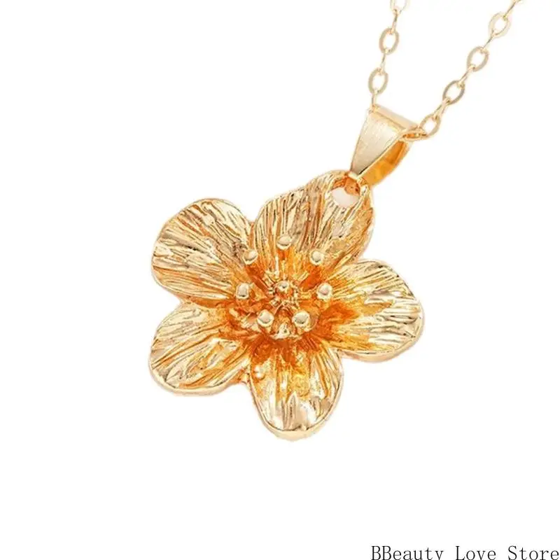 قلادة سلسلة زهرية رشيقة قلادة أنيقة مجوهرات مجوهرات متعددة الاستخدامات #4