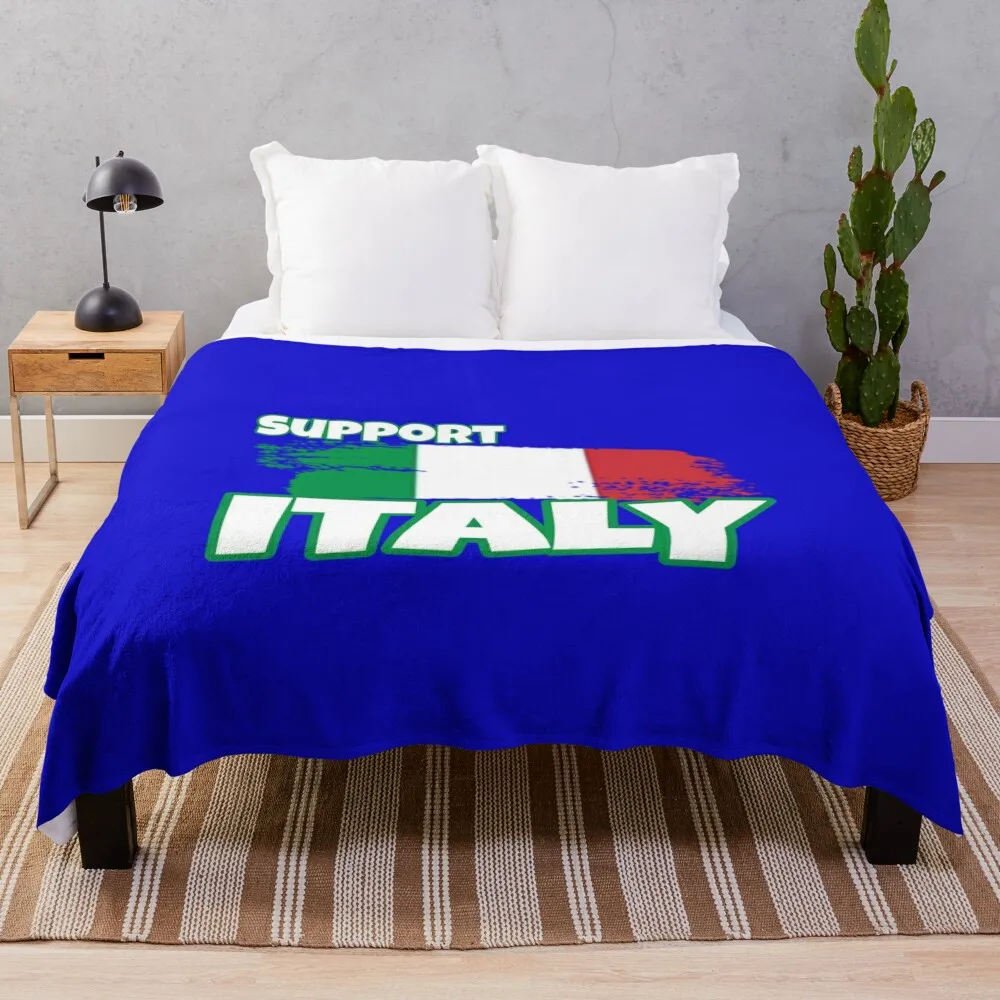 

Support Italy Throw Blanket Nap Luxury Designer warm winter Blankets