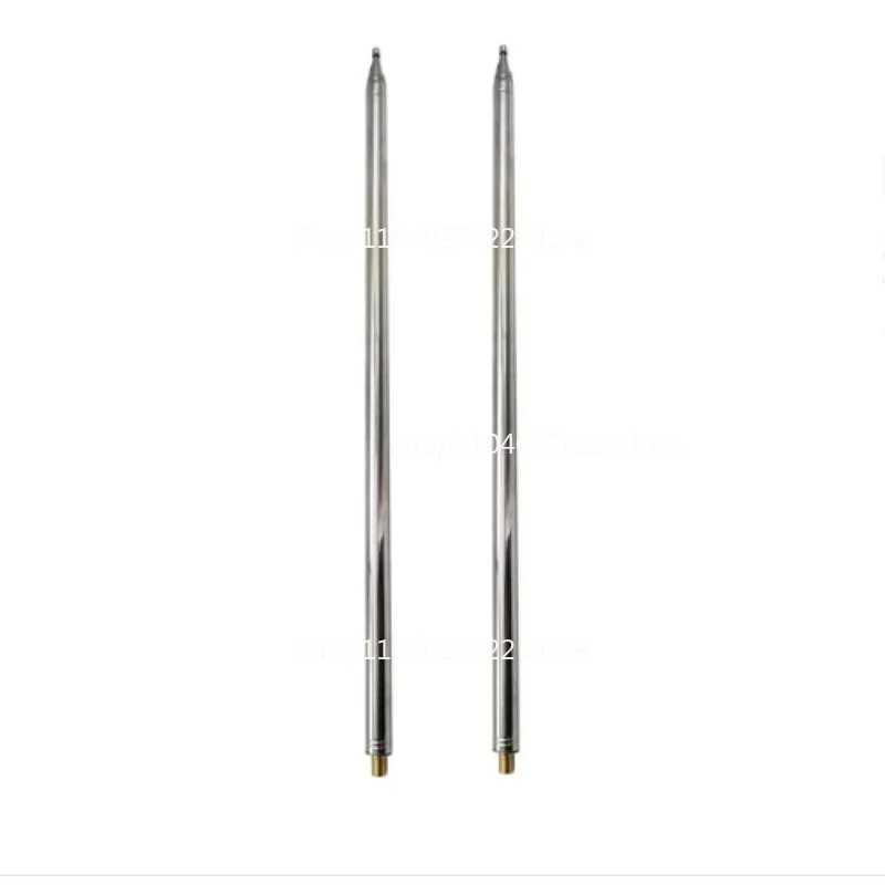 2Pcs 5.6 Meters 201 Stainless Steel Whip Antenna Pull Rod for HF Radio Positive V Antenna GP Antenna DIY M10