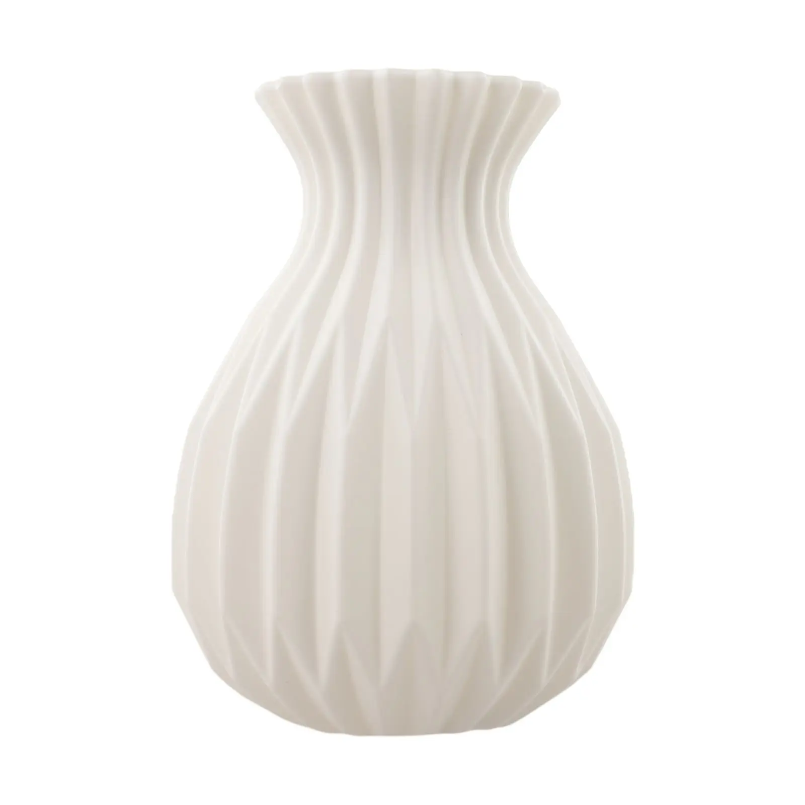 Plastic for mini Vase Designed with Weighted Leak for proof Base for Stable Plant Display and Table Centerpieces on For Desktops