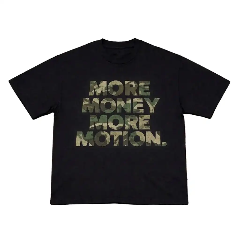 More Money More Motion Tee Y2K T-Shirt Hiphop Harajuku Buchstaben-Print Vintage Top Punk Oversized Lässig Locker Kurzarm Unisex – Detail 6
