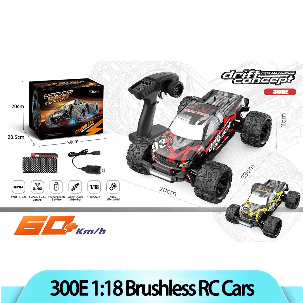 

1:18 RC Car 2.4G Rc Buggy Off-Road Car Professional Racing 4WD Electric High Speed Remote Control Drift Car Toys