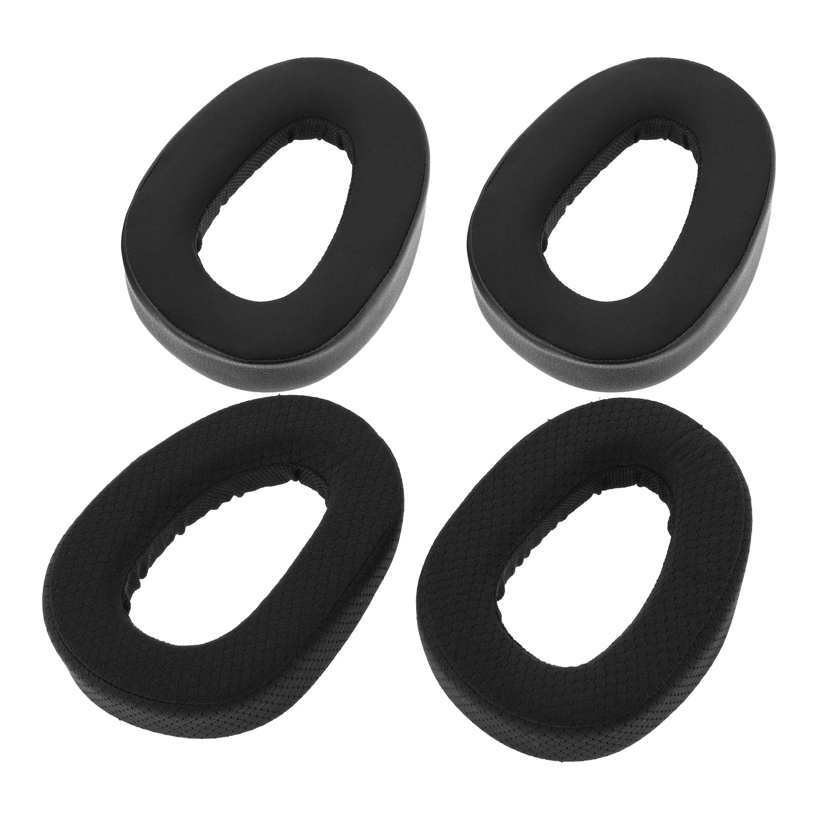 2 pezzi/paia accessori di ricambio per tappi per le orecchie, copertura in spugna per auricolari montata sulla testa, parti di ricambio per cuscinetti per auricolari, copertura protettiva per auricolari
