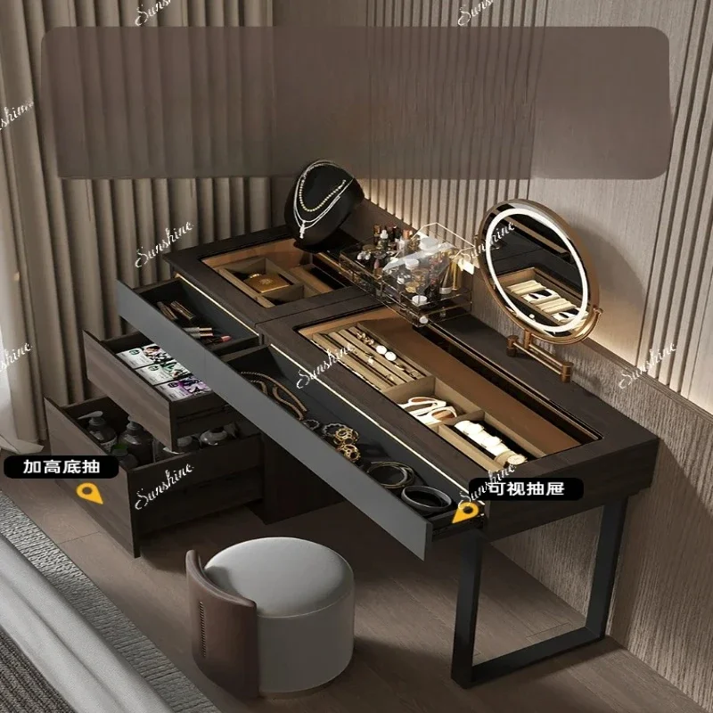 

Italian minimalist dresser light luxury high-end bedroom storage cabinet FT