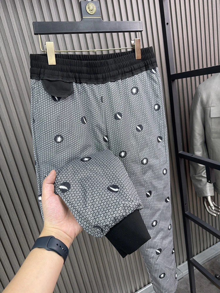 

Svip мужские зимние уличные теплые брюки на пуху, повседневные свободные молодежные длинные брюки, дышащие, удобные, модные