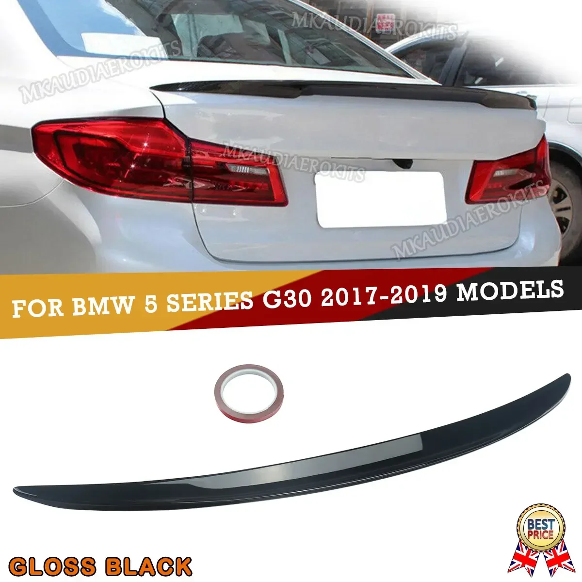 

Rear Trunk Spoiler For Bmw G30 Rear Roof Spoiler 5 Series M Performance Style 2017-2019 Wing Spoiler Car Styling Accessories