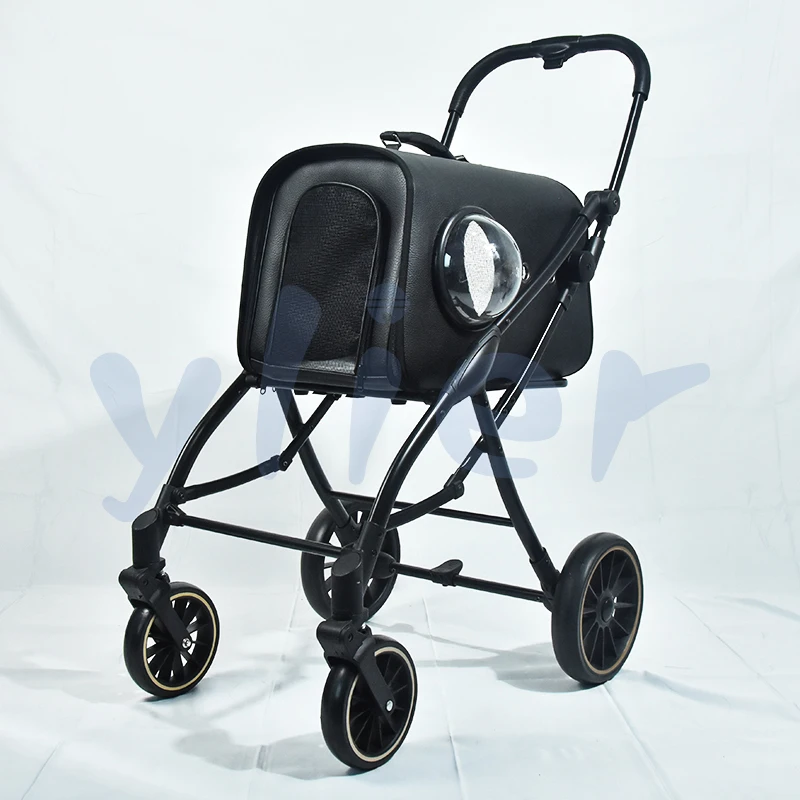 Expandable Soft-Sided Foldable 2 Open Doors Mesh Windows Dog Carrier Travel Bag Cat Dog Pet Carrier Backpack