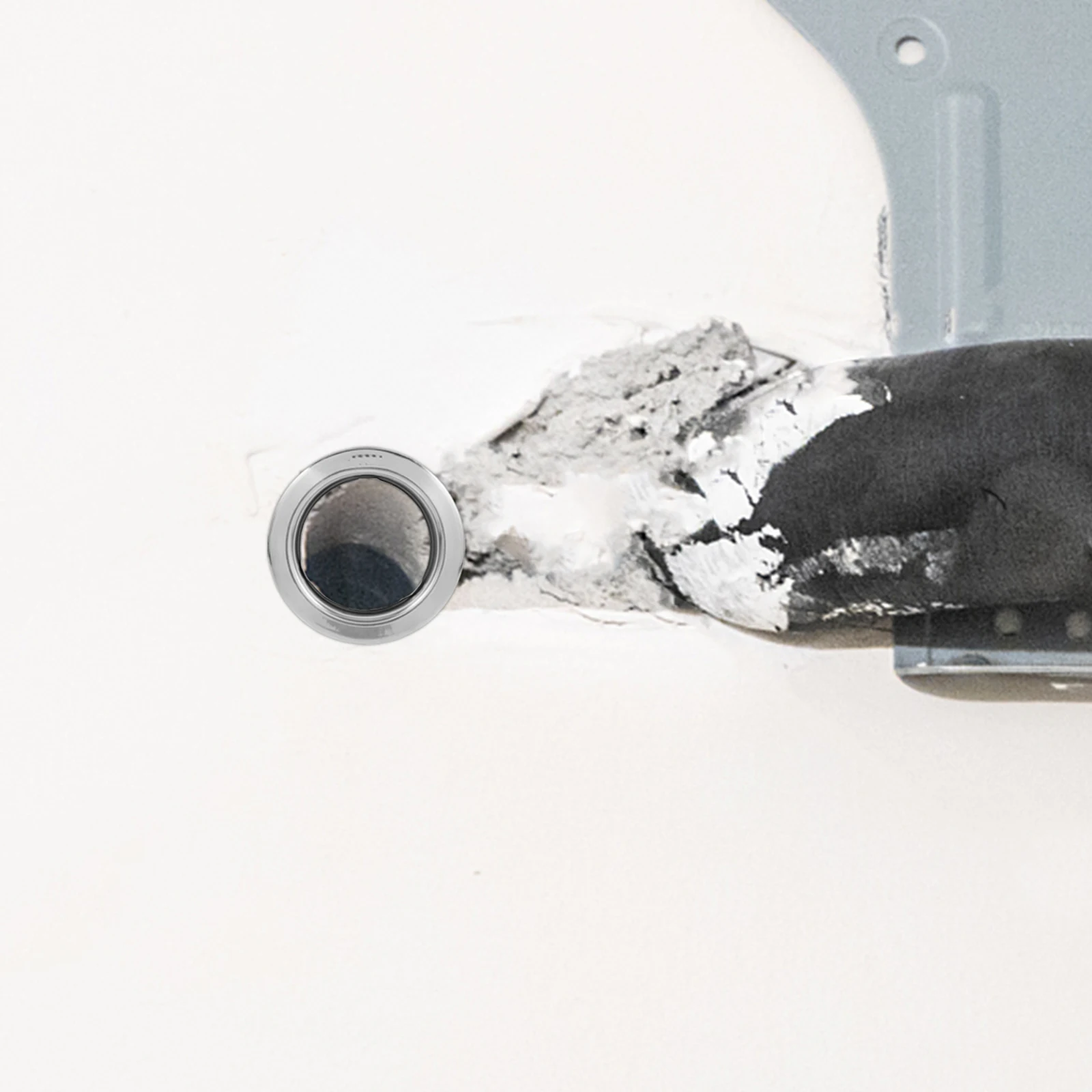 

Stainless Steel Decorative Air Conditioner Wall Hole Waterproof Durable Ring Lightweight Easy Install Silver Color Replacement