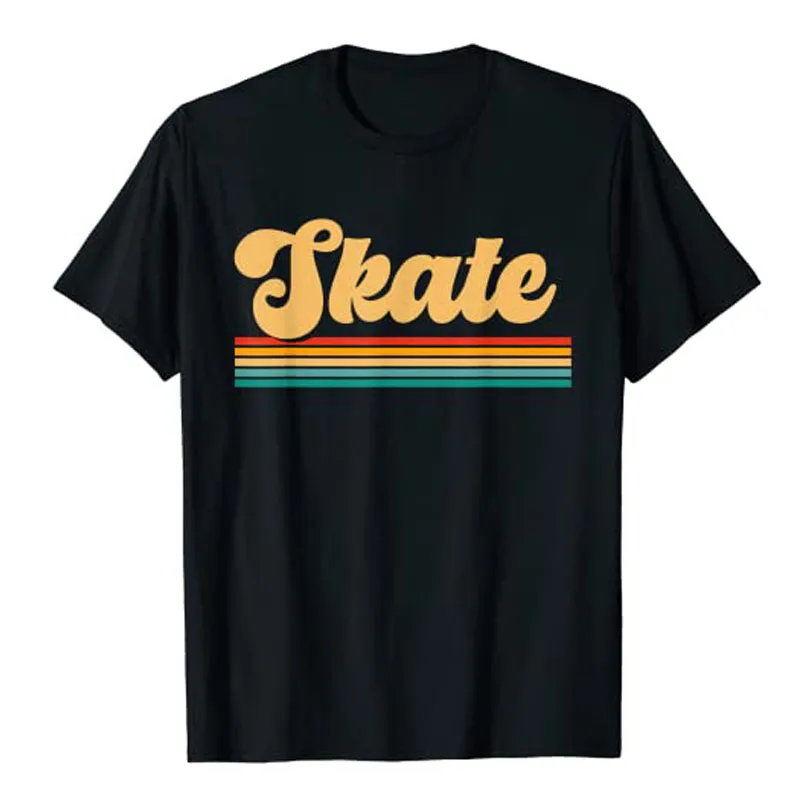 

Skateboarder Ice Skating Roller Skate Skateboard T-Shirt Funny Hobbies Graphic Tee Tops Women Men Short Sleeve Blouses Gift Idea