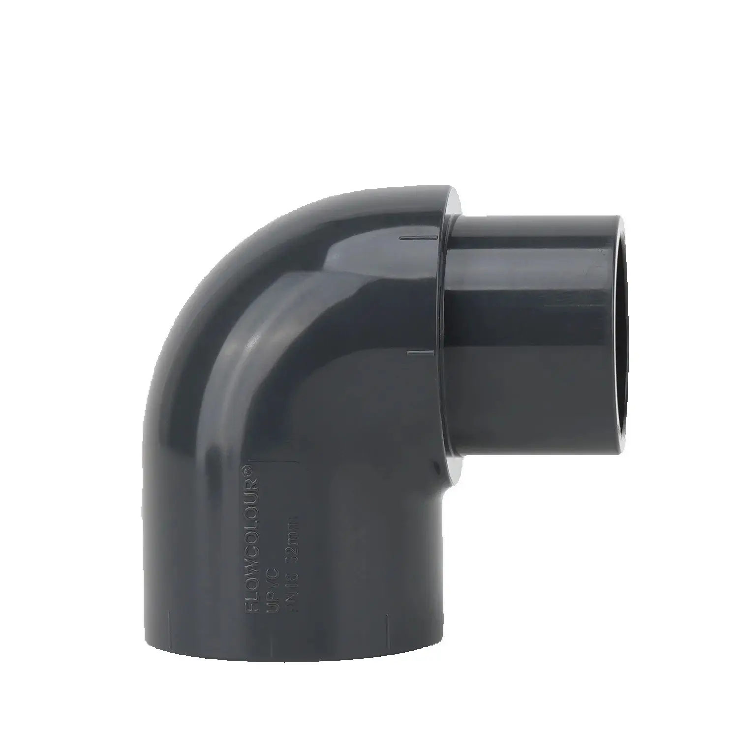 Flowcolour Single Sipgot Elbow Socket Elbow UPVC Single End Socket Elbow 90 Degree Elbow Small Size Connection Plug-in Elbow