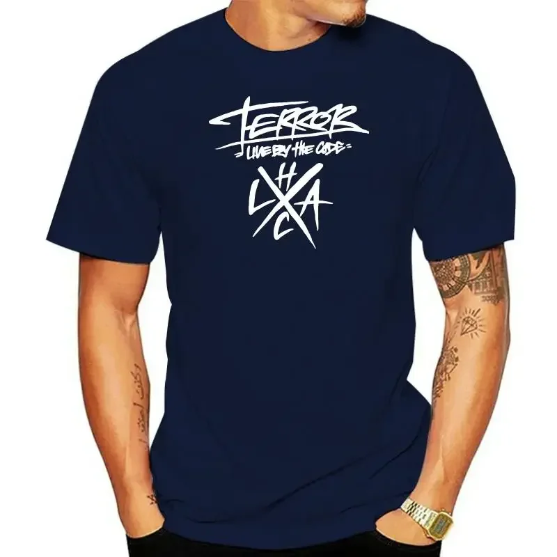 2024 funny summer style Authentic TERROR Band Hard Lessons Logo T-Shirt S-5xl NEW Print T Shirts graphic oversized harajuku tops image 3