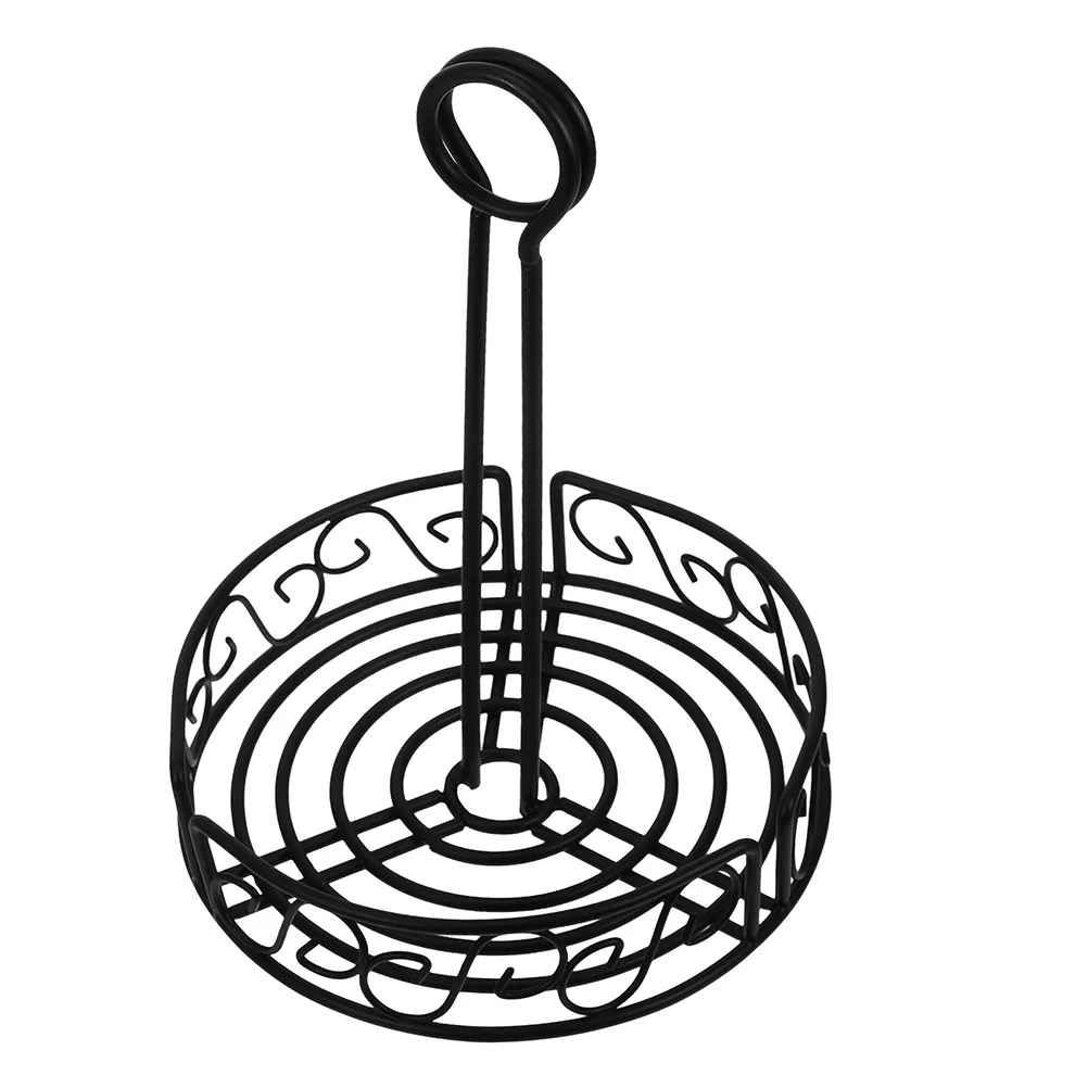 

Round Spice Rack Organizer Metal Wire Seasoning Stand Kitchen Storage Shelf Condiment Holder Spices Jar Rack Desktop