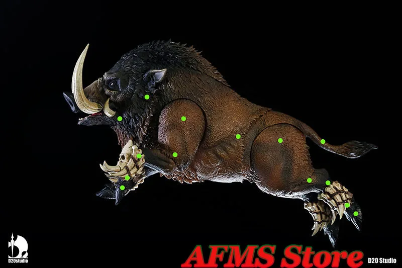 D20 Studio 1/12 Scale Collection Figure Boar Bone Spurs Ancient animals Fit 6-7 Inch Action Figure Doll Mount Model Removable