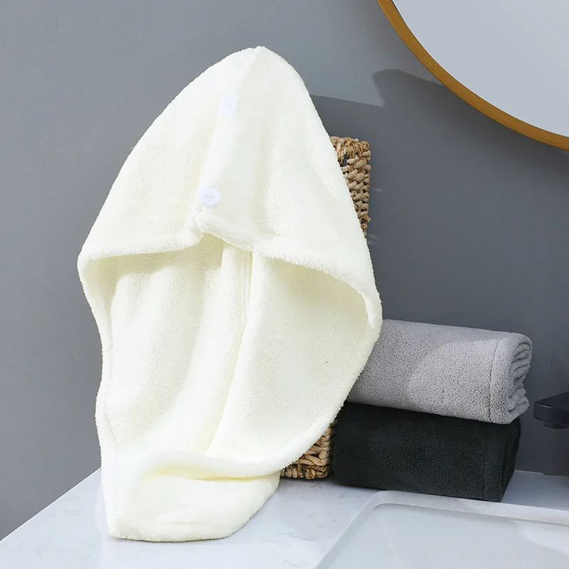 Microfiber Hair Drying Cap – European and American Style, Highly Absorbent, Quick-Drying, Hair Towel and Shower Cap view 4