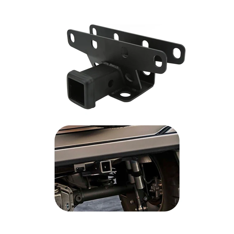 For Off Road Auto Accessories Black Steel Rear Receiver Hitch Towing Trailer Hitch For Wrangler JK/JL