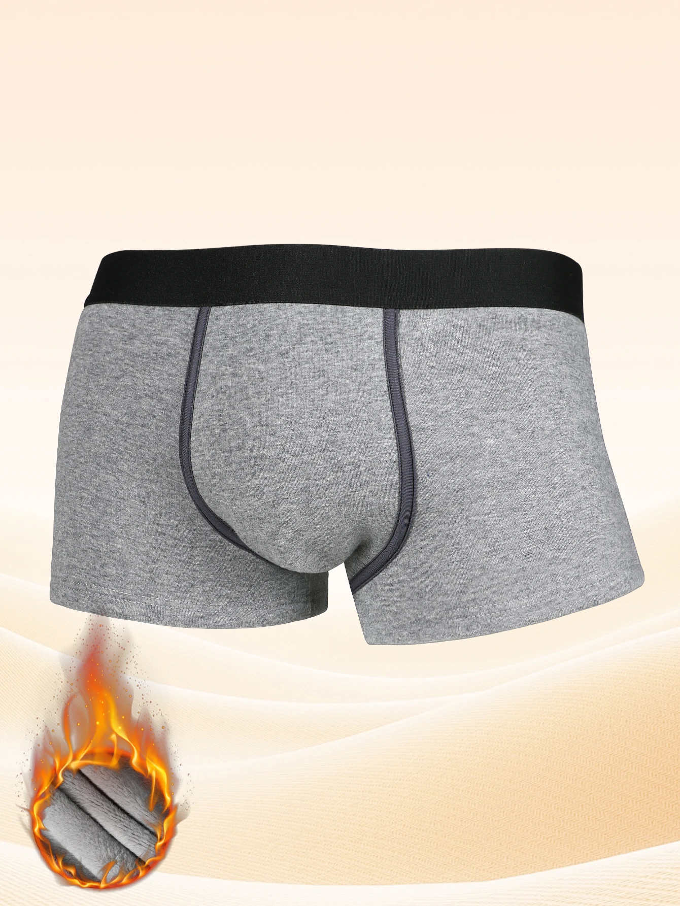 Warm ondergoed heren plus fleece verdikte herenboxers herfst- en winterwintershorts hoofd jongens sportboxers