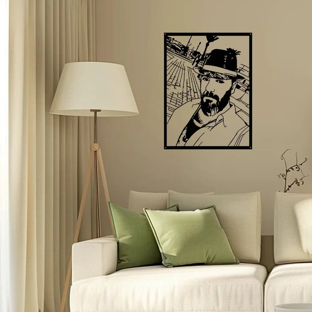 Custom Photo Metal Portrait Decor, Personalized Wall Art, Timeless Gift For Your Loved Ones (Only For Decoration)