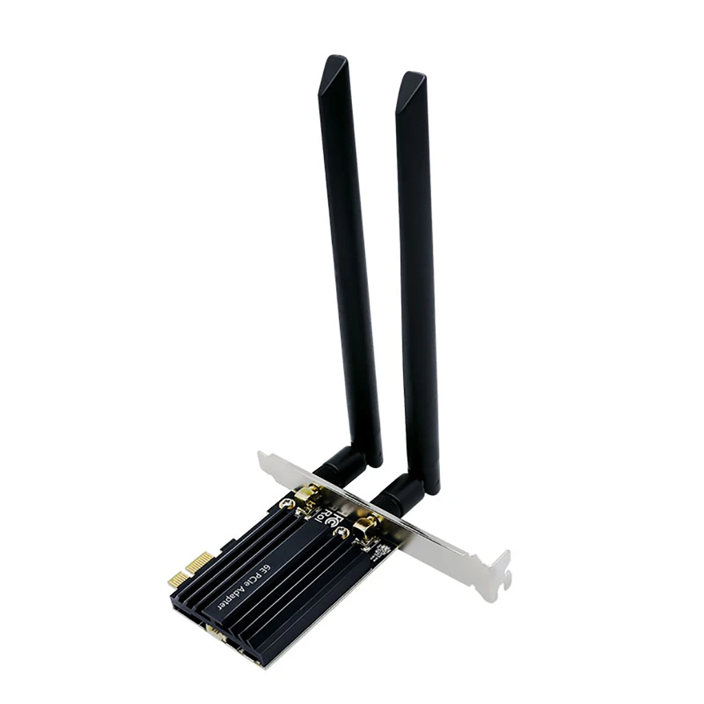 Scheda di rete Wireless Gigabit tripla banda compatibile con Bluetooth 5.2 AX210 WIFI 6E dispositivo di raffreddamento Desktop supporta Windows 10