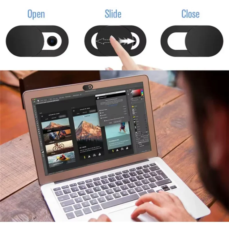 5–30 Stück Webcam-Abdeckung aus Kunststoff, Anti-Hacker-Verschluss, Sichtschutz, Schiebeverschluss für Smartphone, Laptop, Desktop-Kamera