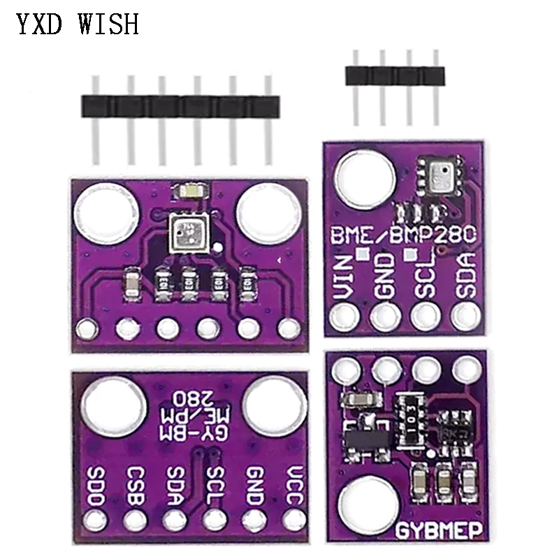 BME280 5V 3.3V Digital Sensor Temperature Humidity Barometric Pressure Module I2C SPI GY-BME280-3.3 GY-BME280-5V Sensors