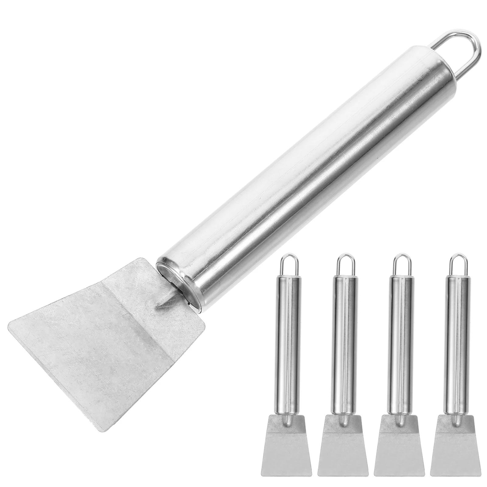 5 Pcs Stainless Steel Ice Refrigerator Scraper Deicing Refrigerators for Scoop Defrosting Spatula Range Hoods Shovels