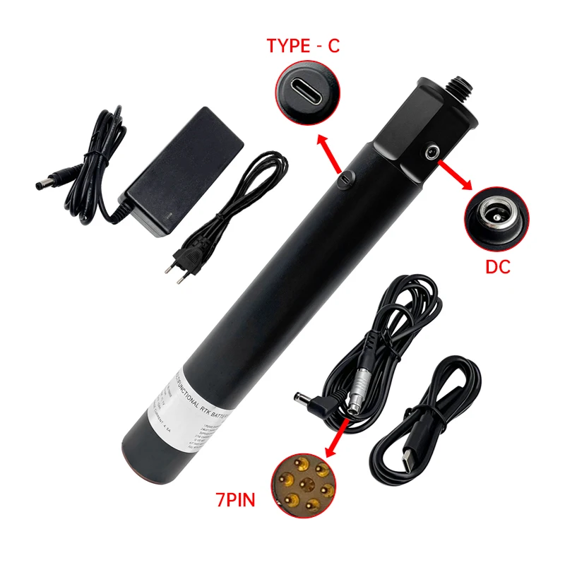 

External battery 11.1V 10000mAh BL10000 GPS Power Pole Battery for South Trimble CHC Hi-target GPS RTK Battery New