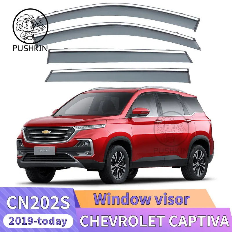 

Window Visor For Chevrolet Captiva C100 2006 2007 2008 2009 2010 2011 2013 2014 2015 2016 2017 2018 2019 Car Sun Rain Deflector