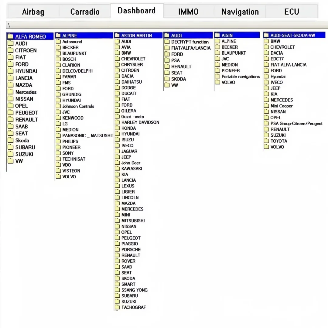2025 رائجة البيع NYO 4.0 برنامج إصلاح السيارات قاعدة البيانات الكاملة للوسادة الهوائية راديو السيارة لوحة القيادة IMMO الملاحة NYO 4 دعم Win7/8/10
