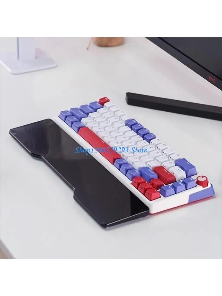 

Y2GD Keyboard Wrist Support Pad Acrylic Hand Cushion Optional Size for Office Workers and Gamers