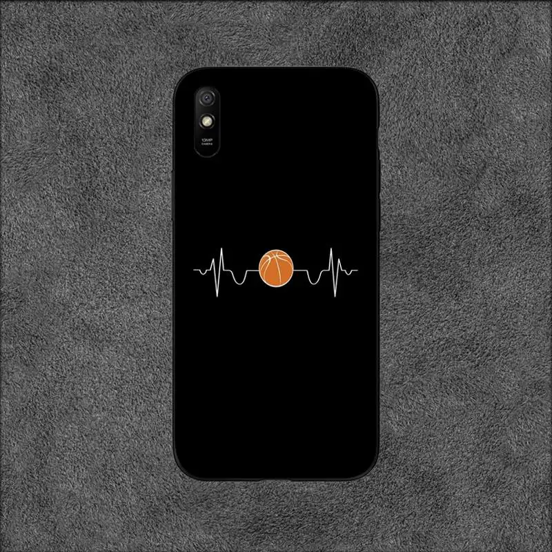 Basketball Heart Beat Phone Case For Xiaomi9 10 11PRO LITE Redmi NOTE7 8 9 10A PRO K40 Poco3 Shell