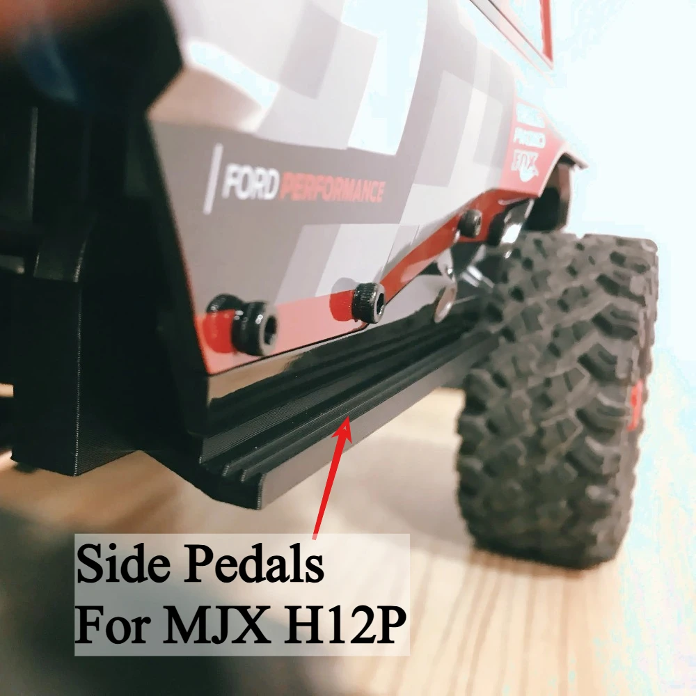 RC Crawler Side Step Upgrade Parts Custom Weight Balance Foot Pedal For MJX H12P 1/12 RC Car Modification Accessories