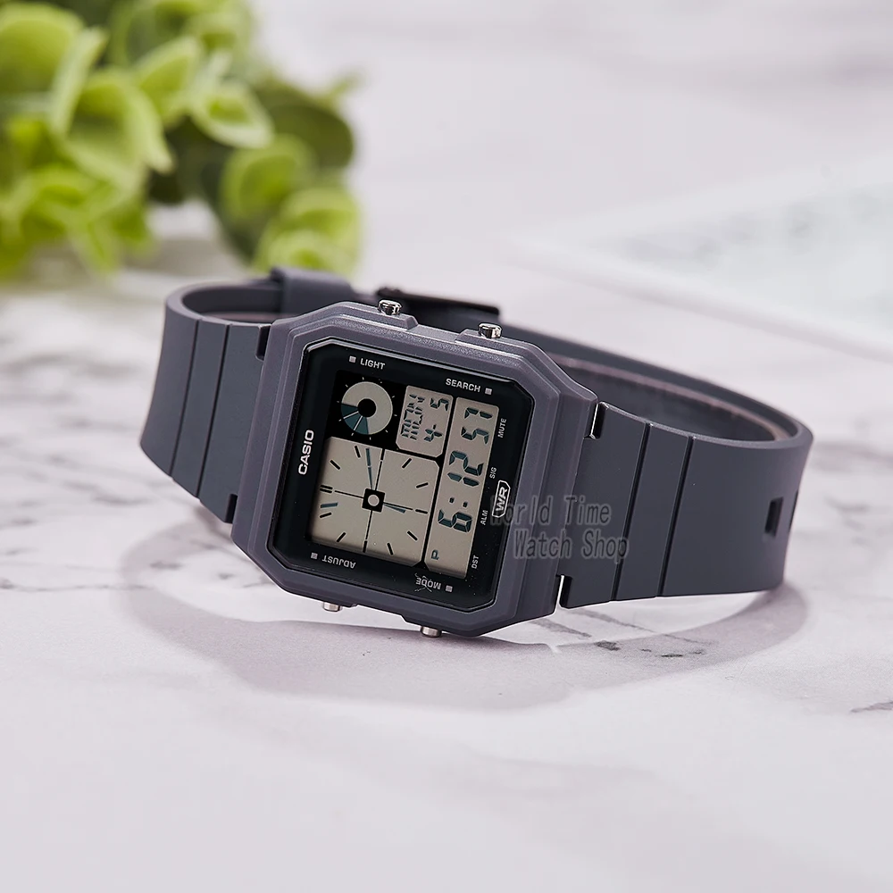 ساعة كاسيو لمحايدة 2024 أنماط جديدة مجموعة العلامة التجارية الفاخرة مقاوم للماء كوارتز ساعة معصم خمر مربع LF-20W سلسلة