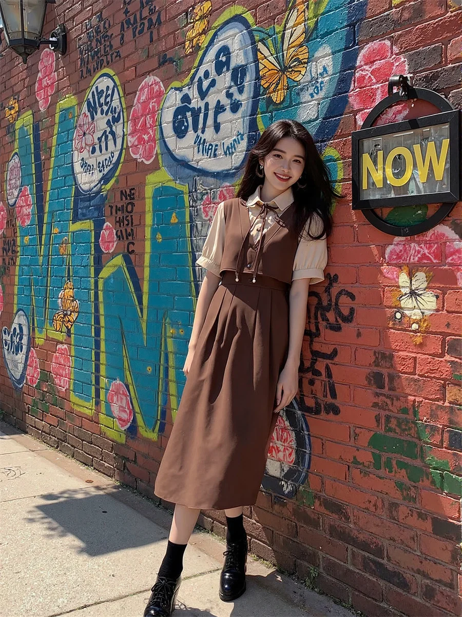 Abiti casual da donna A-Line Office Lady Khaki Spacco laterale Spacco alto Spacco diviso Ritaglio Hollow-Out Fori Sexy Hot